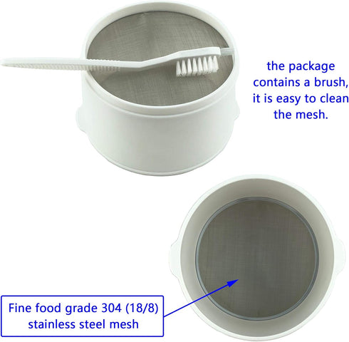iAesthete Multiple Usage Food Strainer, Nut Milk Bag Replacement, Yogurt Strainer, Food Grade Polycarbonate