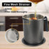 GameXcel Bacon Grease Container with Strainer, Kitchen Oil Container for Storing Fat and Cooking Grease