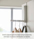 Smart Over The Door Coat Hook Organizer, 2-Hook Collapsible Rack for Entryway or Bedroom Closet - Steel