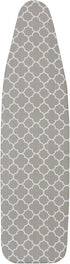 Household Essentials 80098 Ironing Board Cover | Gray Trellis | 100% Cotton
