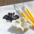 JEM Enterprises Pop It - Bat Shaped Mold for Cake Decorating, Set of 2, Large & Small Sizes, White