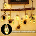 HFXXAD 10 Bulbs Decorate(6.6 Christmas Tree Snow Globe String Lights, LED Clear Christmas Tree String Lights