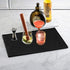 Large Bar Mat for Countertop, 12X24'', Thicker Rubber Coffee Bar Mat, Non-Slip Kitchen Mat for Easy Cleaning