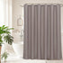 AooHome Shower Curtain Liner, Half Size 36x72 Inch, Solid with Hooks, Waterproof, Weighted Hem, Chocolate