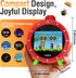 7-Day Programmable 4 MOMILLA Kids Alarm Clock for Bedrooms, Colorful Display Alarms, Visual Timer with White Noise