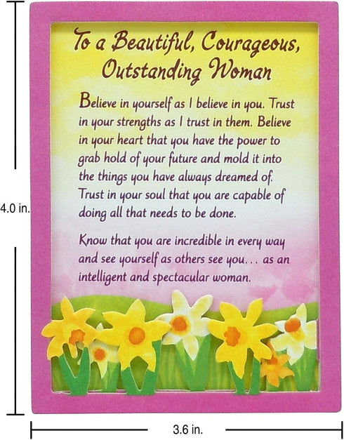 Blue Mountain Arts “For Her” Magnet with Easel Back—Gift for Mom, Daughter, Sister, Friend, 4.9 x 3.6 Inches