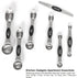 Magnetic Measuring Spoons Set, Stainless Steel with Leveler, Stackable Tablespoon Measure Spoon for Baking, Kitchen