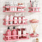 Youvip 6 Pack Shower Caddy, Adhesive Shower Shelves with Soap Holder, No