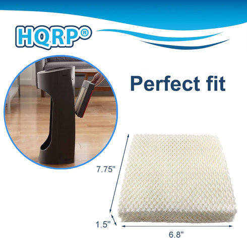 HQRP 2-Pack Wick Filter, Compatible with Honeywell HEV615, HEV620, HEV615B, HEV620B, HEV-615, HEV-620 Humidifiers