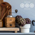 Counter Display(12 7 Inch,Natural) Nuogo Wood Riser Tray Soap, Stand Soap Tray for Kitchen Sink, Wood Pedestal