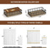 Guest Towel Holder Tray for Bathroom, Oak and Iron Napkins Holder, Wooden Basket for Disposable Paper Towels