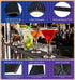 Bar Mat 12" x 6", Rubber Spill Mat for Cocktail Bartender Set of 2, Coffee Bar or Countertop Glass Drying Mat (Black)