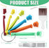CHENGU 4 Pieces Air Conditioner Fin Cleaner Set - Stainless Steel Condenser Fin Comb & Coil Cleaning Brush