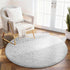 Ophanie White Round Rug 4Ft Circle Area Rug, Aesthetic Room Decor, Fluffy