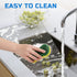 Tempered Glass Cutting Board for Kitchen Countertop, 16"x 12" Clear Glass Cutting Board with Handle, Glass Board with Non Anti-Slip Feet, Scratch Resistant, Heat and Shatter Resistan by VSAR House