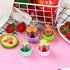 Vegetable Cutter Shapes Set - 8 Pack, 1.5" Stainless Steel Mini Cookie & Fruit Cutters for Kids, Baking & Food Prep