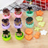 Vegetable Cutter Shapes Set - 8 Pack, 1.5" Stainless Steel Mini Cookie & Fruit Cutters for Kids, Baking & Food Prep