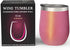 CHILLOUT LIFE 12 oz Stainless Steel Tumbler - Vacuum Insulated Travel Cup with Lid & Gift Box, Pink Sparkle