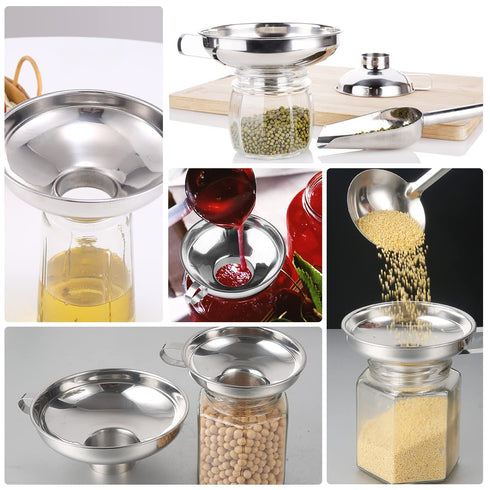 Canning Funnel for Kitchen Use, Wide Mouth Funnel for Mason Jars, Large Funnels for Filling Bottles