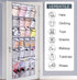 Fancial 28 Closet, 4 Large Pockets Over The Door Shoe Organizer, Hanging Shoe Organizer for Premium Clear Shoe Rack