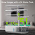14 5L Large Hydroponics Growing System Pods, Indoor Herb Garden with LED Grow Light, Water Tank, Hydroponic Grow Kit