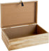 9.5 5.9 3.2 Pack 1, Juvale Wooden Box with Hinged Lid - Jewelry Storage for Rings & Trinkets - Decorative Storage Box