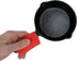 Silicone Hot Handle Holder (2-Pack) for Cast Iron Woks, Pots, Dutch Ovens, Small Skillets, Red Potholders