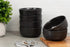6.25"/24 oz Set 6, Double Line Cereal Bowl, of Matte Black