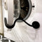 Spedtees Front Load Washer Door Prop, Magnetic Flexible Support to Keep Washer Drying Door Open (Black, Round)