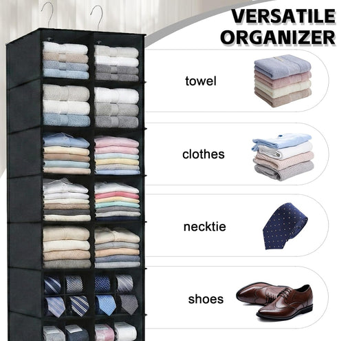 Closet, 20 Closet 12''W12''Dx 50''H coastal rose Hanging Shoe Organizer for Sections Hanging Organizers and Storage