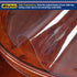30 Inch Round Clear Plastic Tablecloths Cover Furniture Dining Kitchen Coffee Table Protector Liner Thick Protective