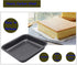 2pcs Mini Baking Pans, 8 X 8 Inch Square Cake Pan, Nonstick Heavy Carbon Steel Bread Pan Bakeware