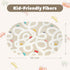 3'x5' LIVEBOX Road Traffice Kids Rug, Floor Mats for Kids Room, Non-Slip Machine Washable Rugs for Playroom, Soft Fun