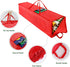 Christmas Wrapping Paper Storage Bag, 41 Inch Organizer for Up to 21 Standard Rolls, Resistant Container