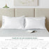 Love's cabin Satin Pillowcase for Hair and Skin - Queen Size Set of 2, 20x30 Inches, White
