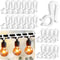PETKNOWS Holiday Light Clips,150 pcs Holiday Light Clips Outdoor Lights Hooks for