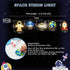 GUOCHENG Children's String Lights, Rocket Airplane UFO Spaceman Cartoon Light Strings, Planet Rocket Decoration