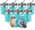 MEWAY 12oz/8Pack Insulated Stainless Steel Reusable Mug, Double Wall Durable Coffee Cup,