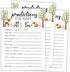 Giftideaworkshop 25 Advice and Prediction Cards for Baby Shower Game, New Mom and
