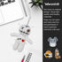 WenmthG Funny Positive Crochet - White Voodoo Doll - Emotional Support Animals Gifts, Funny Handmade Crochet Doll