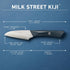 3.5 Inch 1.4116 Milk Street Kitchin-kiji Knife, Blade, German Steel, Ergonomic Handle Paring Knives for Home Chefs