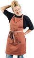 Caldo Crossback Kitchen Apron for Cooking - Mens and Womens Professional Chef