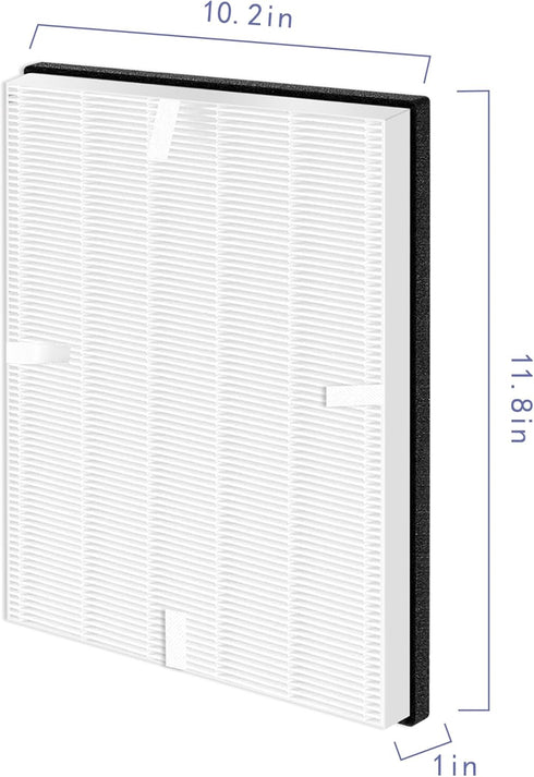 MD1-0022 Replacement Filter - Compatible with Vornado Air Purifier Models AC300, AC350, AC500, 2 HEPA Filters