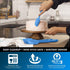 DI ORO Mini Spatula - Silicone Kitchen Scraper for Baking & Cooking, Heat-Resistant up to 600°F (Blue)