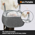 TECHMILLY Pop Up Foldable Laundry Basket, 90L Large Capacity Tear Proof Hamper with Reinforced Handles for Dirty