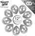 Treasures Gifted Chrome Metallic Silver Balloons - 12 Inch Large Silver Balloons, 36 Pack Bulk
