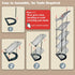 5 Patinao Sloping Narrow Shoe Rack Tiers - Free Standing Vertical Shoes Racks for Small Spaces and Corner, Shoe Storage