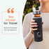 Set 13 oz Pure Zen Tea Tumbler with Infuser - Double Wall Glass Travel Mug with Stainless Steel Filter - Leakproof Tea