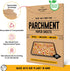 Parchment Paper Baking Sheets, 12x16 In 120 Pcs by Baker's Signature, Precut Non-Stick & Unbleached