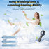 HandFan 5200mAh Portable Handheld Fan, Rechargeable with Power Bank, 3 Speeds, Foldable for Travel/Summer/Concerts